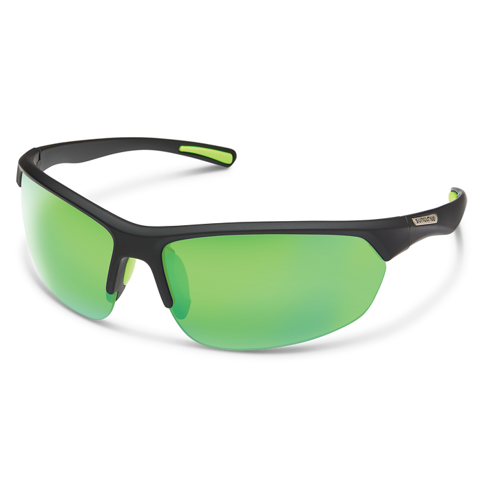 Slice Matte Black Polar Green Mirror