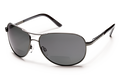 Aviator Reader, Gunmetal + Polarized Gray 2.00 Lens, hi-res