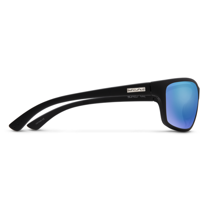 Sentry, Matte Black + Polarized Blue Mirror Lens, hi-res