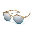 Belmont, Matte Tortoise Blue Fade + Polarized Silver Mirror Lens, hi-res