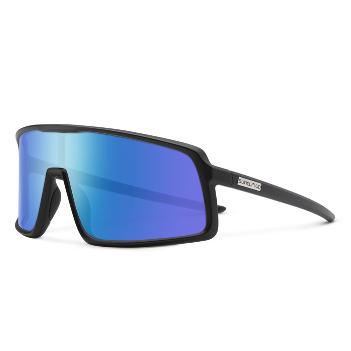 Upshot, Matte Black + Polarized Blue Mirror Lens, hi-res