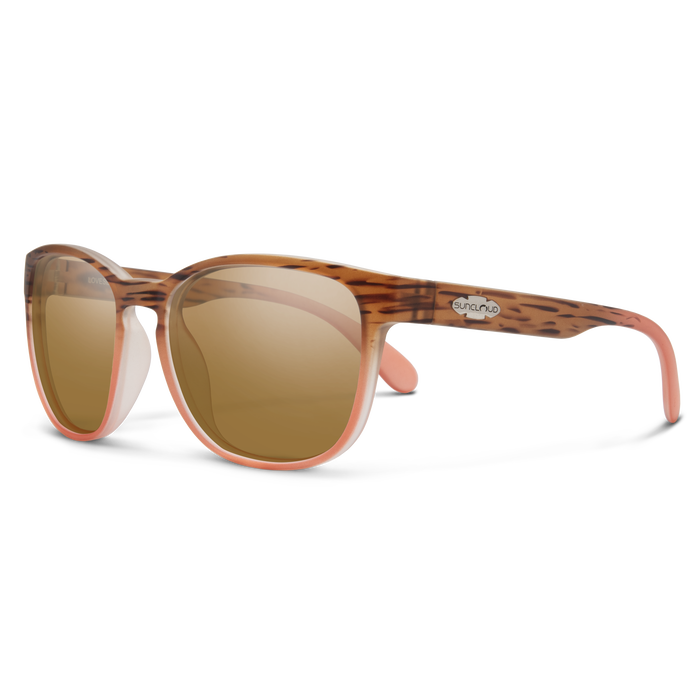 Loveseat, Matte Tortoise Pink Fade + Polarized Brown Lens, hi-res