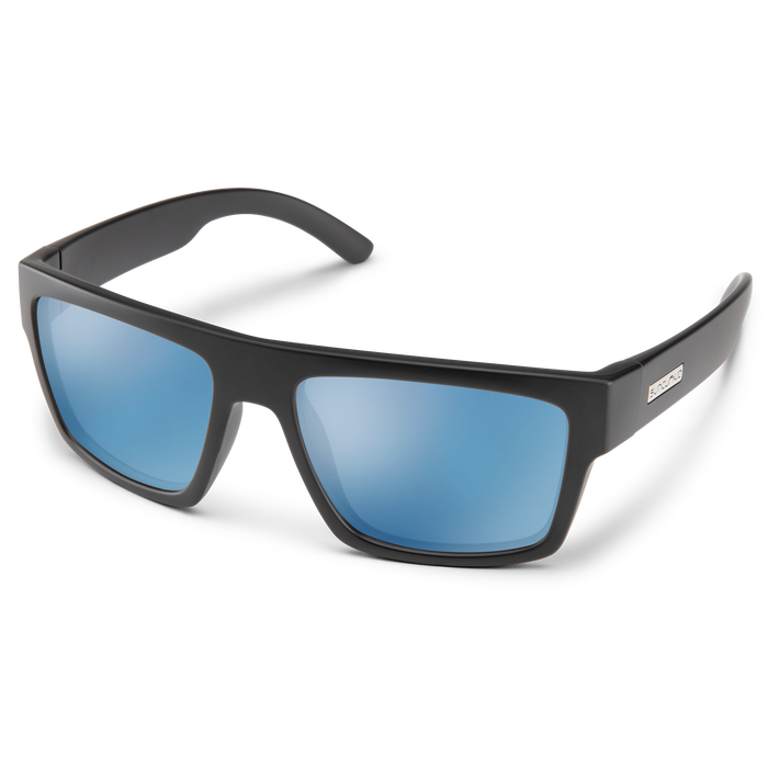 Flatline Matte Black Polar Blue Mirror