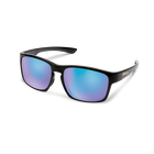 Fairfield, Black + Polarized Blue Mirror Lens , hi-res
