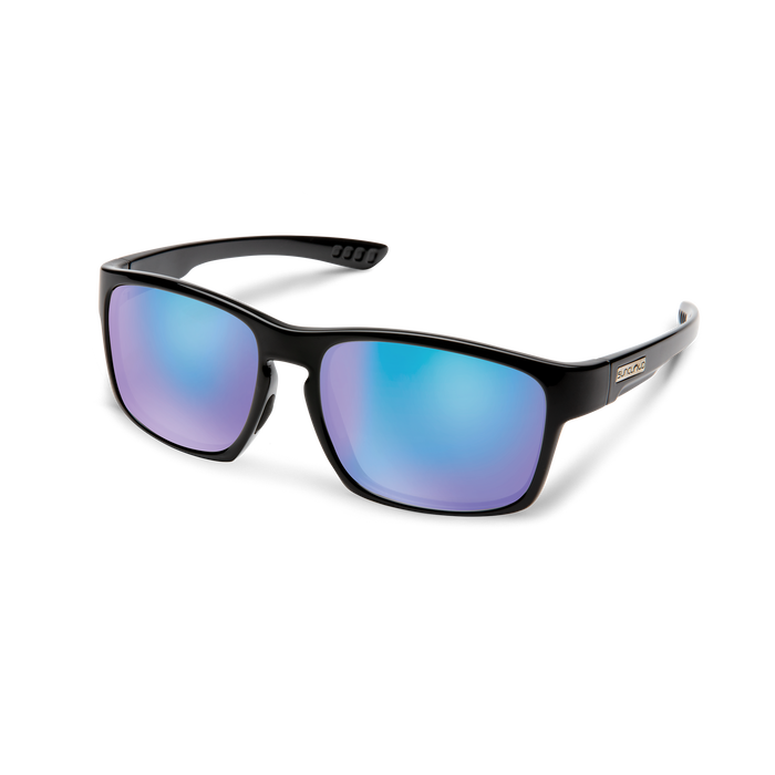 Fairfield, Black + Polarized Blue Mirror Lens , hi-res