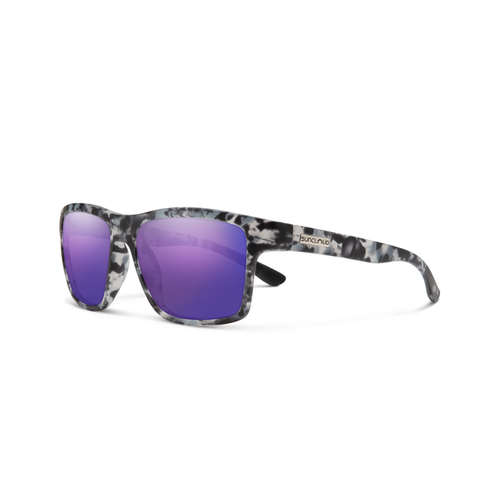 A-Team, Matte Ice Tortoise + Polarized Purple Mirror Lens, hi-res