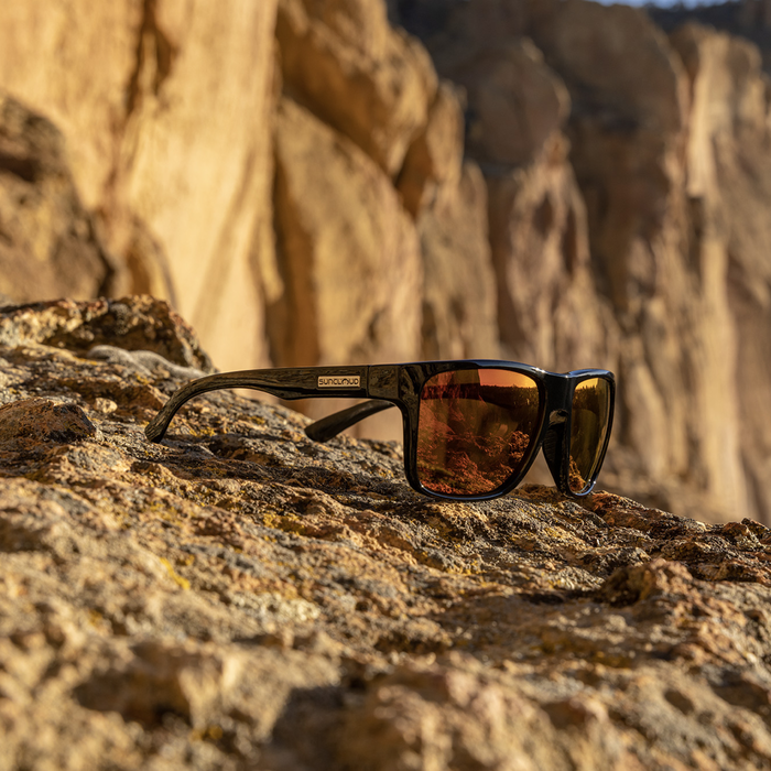 Rambler, Black + Polarized Red Mirror Lens, hi-res