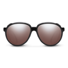 Glacier, Black + Polarized Rose Flash Mirror Lens, hi-res