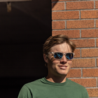 Hundo, Matte Crystal + Polarized Blue Mirror Lens, hi-res