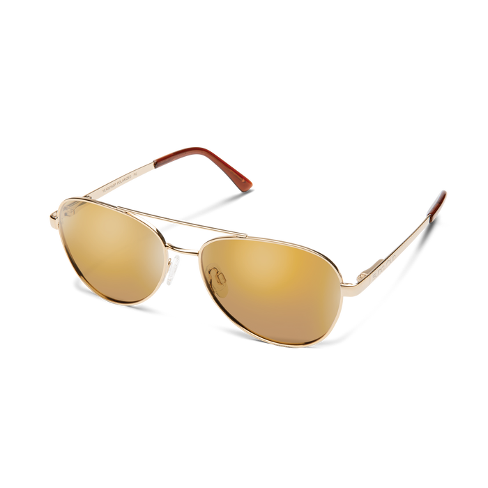 Callsign, Gold + Polarized Sienna Mirror Lens , hi-res