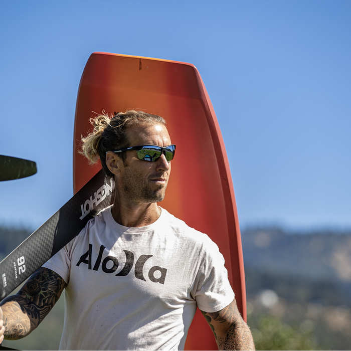 Contender, Matte Black + Polarized Silver Mirror Lens, hi-res