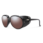 Glacier, Black + Polarized Rose Flash Mirror Lens, hi-res