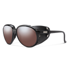 Glacier, Black + Polarized Rose Flash Mirror Lens, hi-res