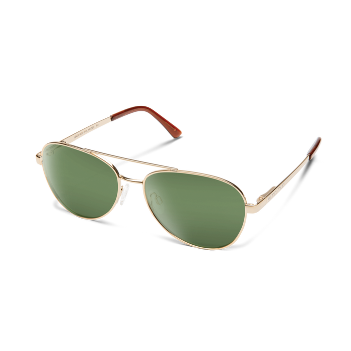 Callsign, Gold + Polarized Gray Green Lens, hi-res