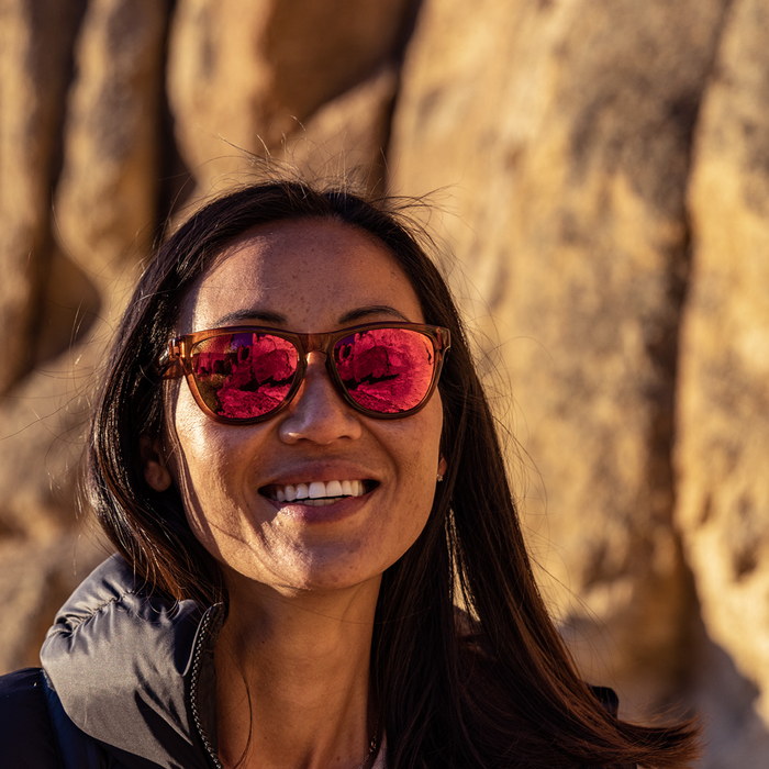 Mirrored sales tint sunglasses