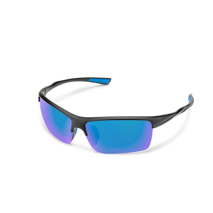 Sable, Matte Black + Polarized Blue Mirror Lens , hi-res