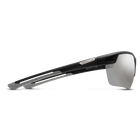 Contender, Matte Black + Polarized Silver Mirror Lens, hi-res