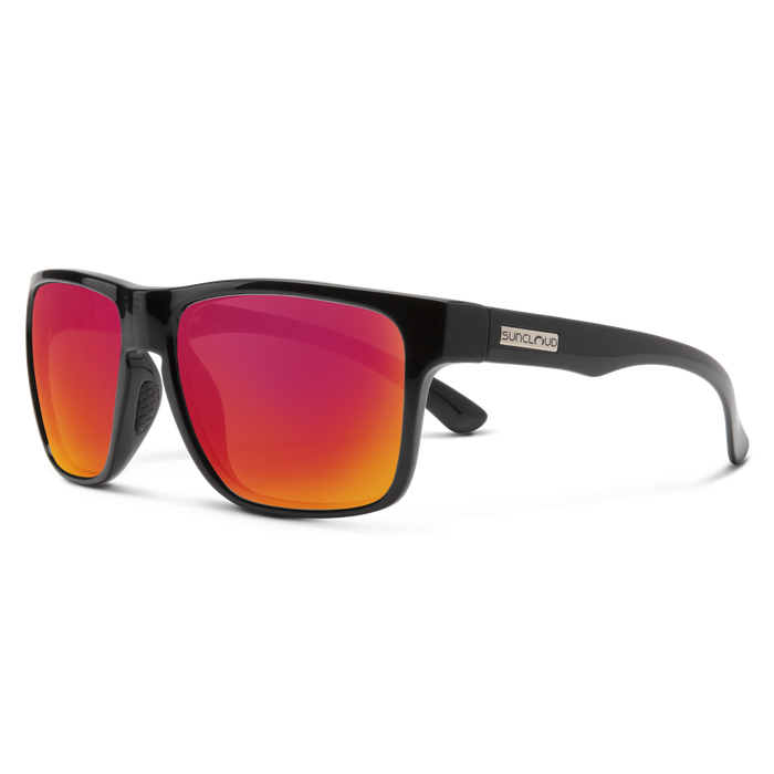 Rambler, Black + Polarized Red Mirror Lens, hi-res