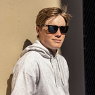 Hundo, Black + Polarized Blue Mirror Lens, hi-res