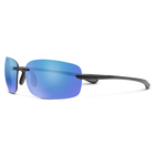 Topline, Matte Black + Polarized Blue Mirror Lens, hi-res