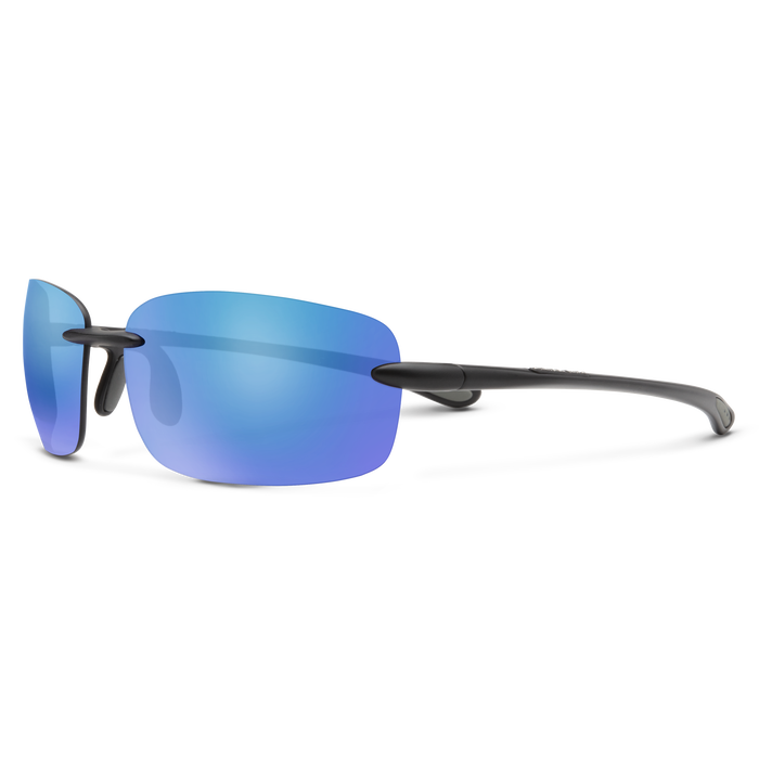 Topline, Matte Black + Polarized Blue Mirror Lens, hi-res