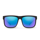 Quiver, Matte Black + Polarized Blue Mirror Lens, hi-res