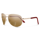 Aviator Reader, Gold + Polarized Brown 1.50 Lens, hi-res