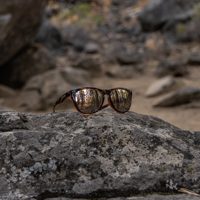 Gold mirror hot sale lens