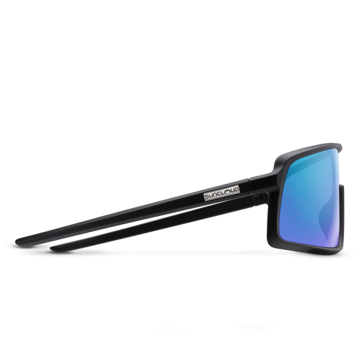 Upshot, Matte Black + Polarized Blue Mirror Lens, hi-res