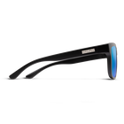 Quiver, Matte Black + Polarized Blue Mirror Lens, hi-res