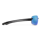 Topline, Matte Black + Polarized Blue Mirror Lens, hi-res