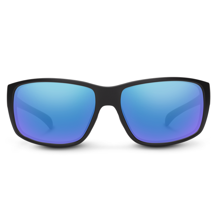 Milestone, Matte Black + Polarized Blue Mirror Lens, hi-res