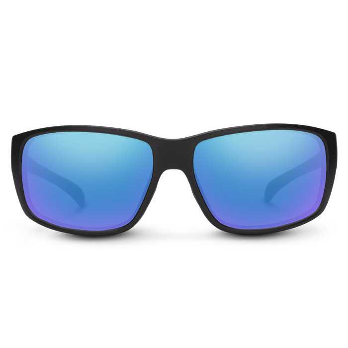 Milestone, Matte Black + Polarized Blue Mirror Lens, hi-res