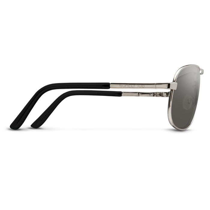 Aviator, Silver + Polarized Gray Lens, hi-res